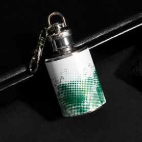 Фляжка-брелок Будь первым 60 мл.-2