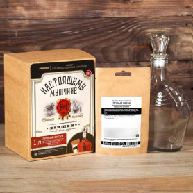 Набор для приготовления напитка Пряный виски штоф и специи