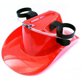 Каска с подставкой под банки Ковбой (разные цвета)