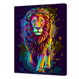 Картина на холсте Лев 40 х 50 см.-2