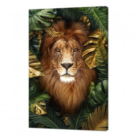 Картина на холсте Лев 70 х 110 см.