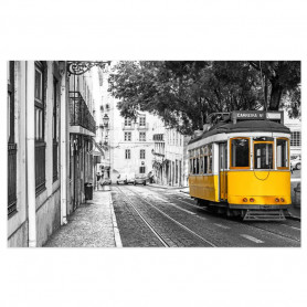 Картина на холсте Трамвай 70 х 110 см.-2