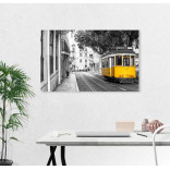 Картина на холсте Трамвай 70 х 110 см.