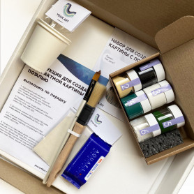 Набор для рисования картин YourArtBox Поталь зеленый-2