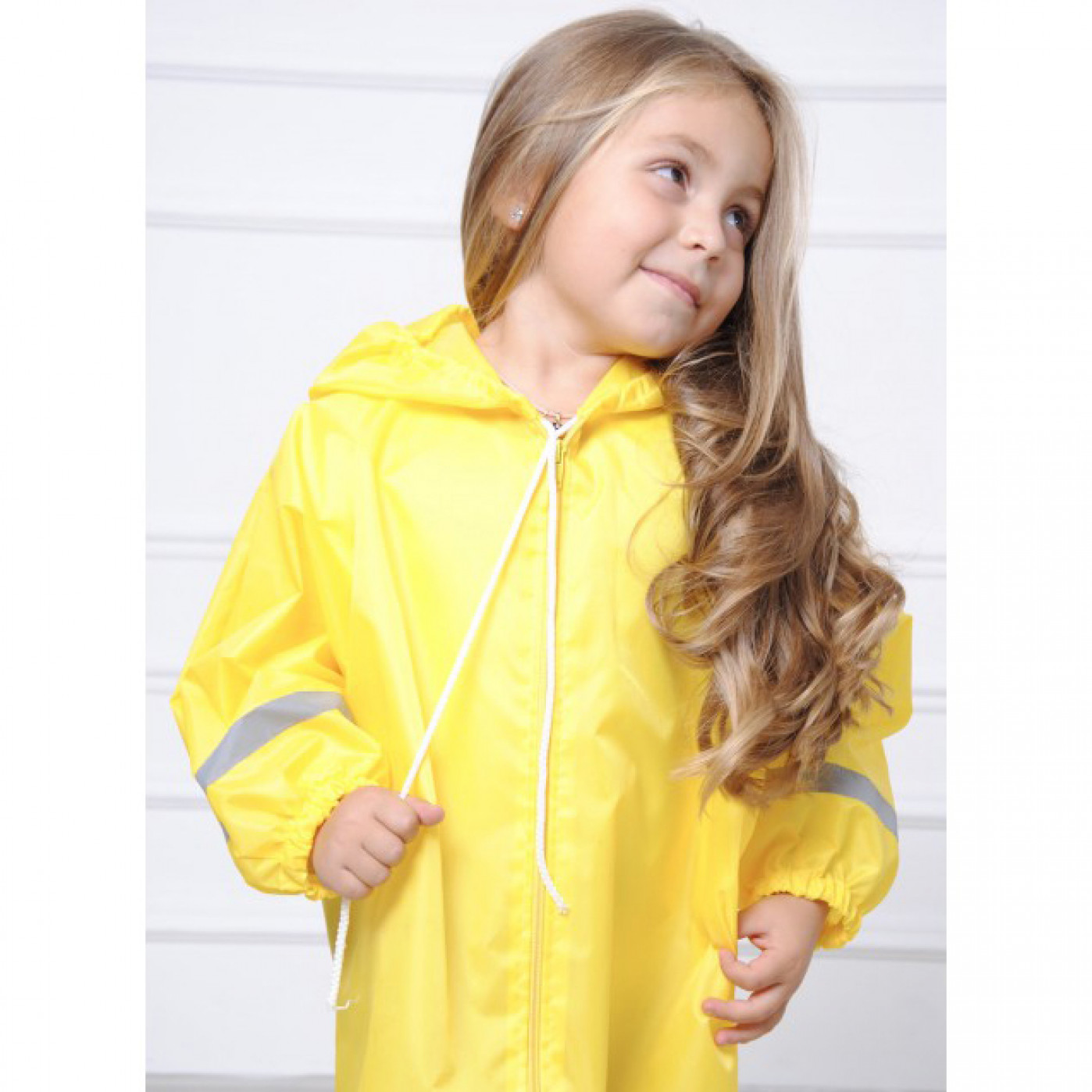 Дождевик плащ детский на молнии (разные цвета)