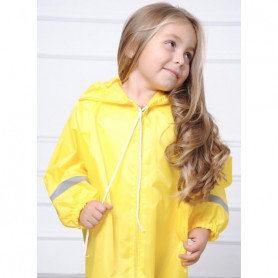 Дождевик плащ детский на молнии (разные цвета)-2