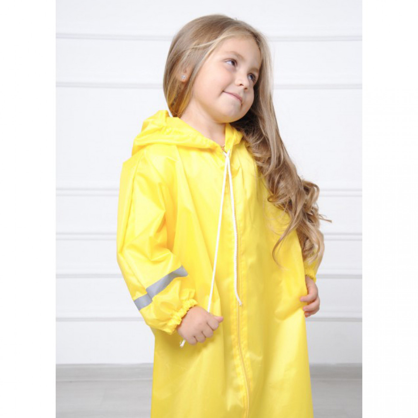 Дождевик плащ детский на молнии (разные цвета)