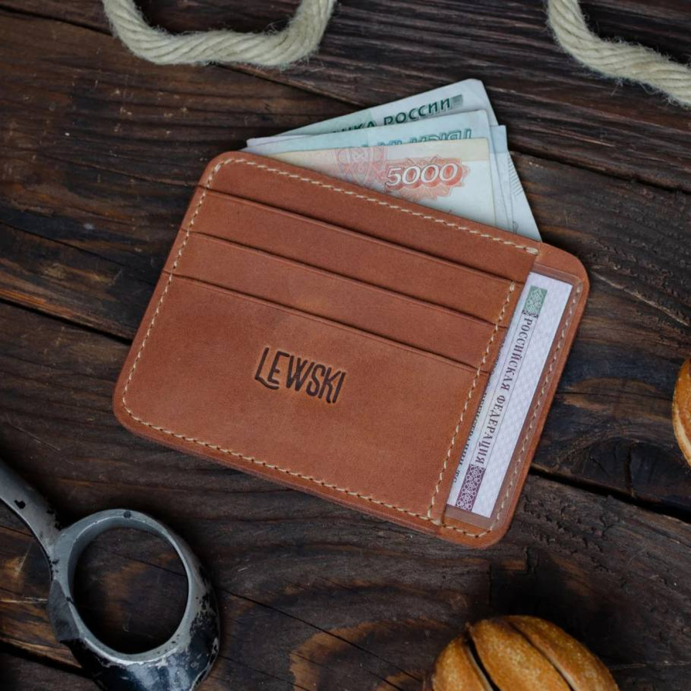 Картхолдер для автодокументов Манчестер натуральная кожа (разные цвета)