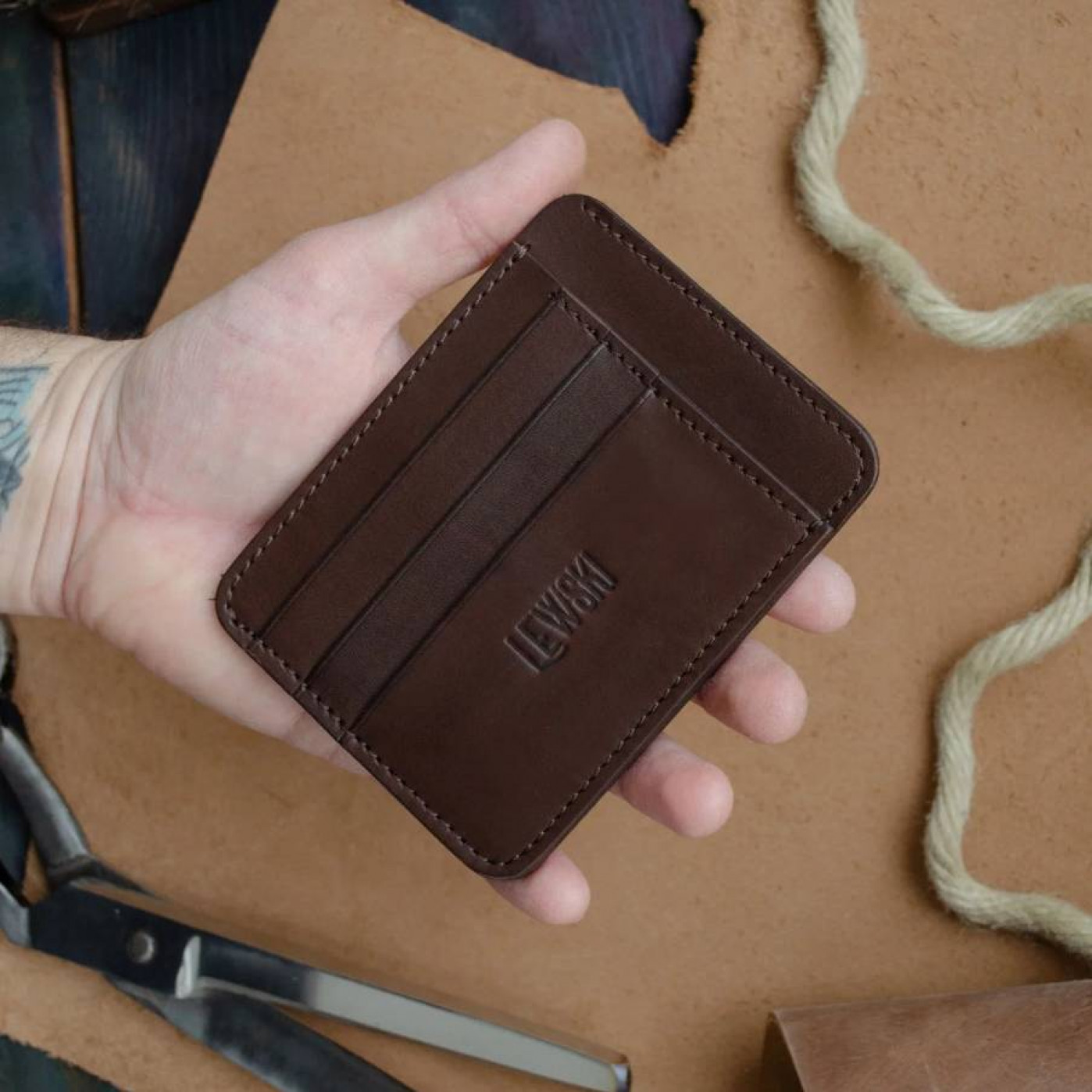 Картхолдер для автодокументов Манчестер натуральная кожа (разные цвета)