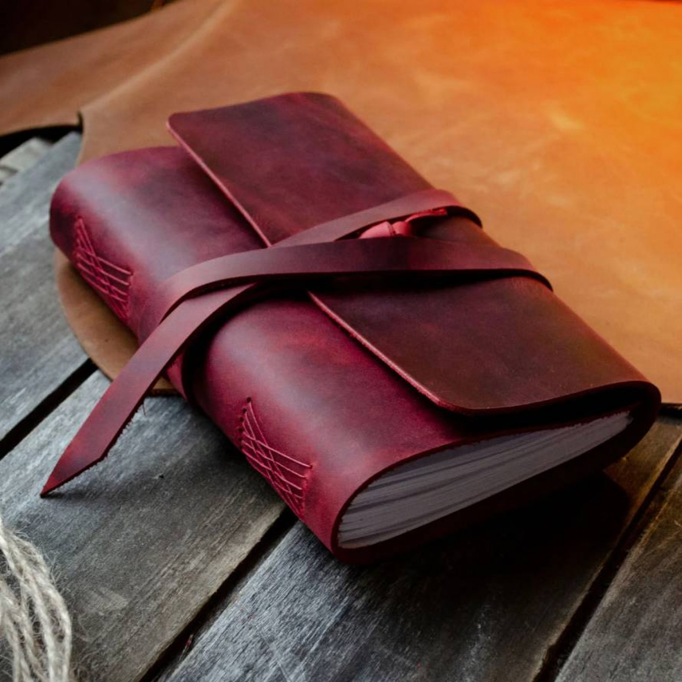 Блокнот Ливерпуль А6 натуральная кожа