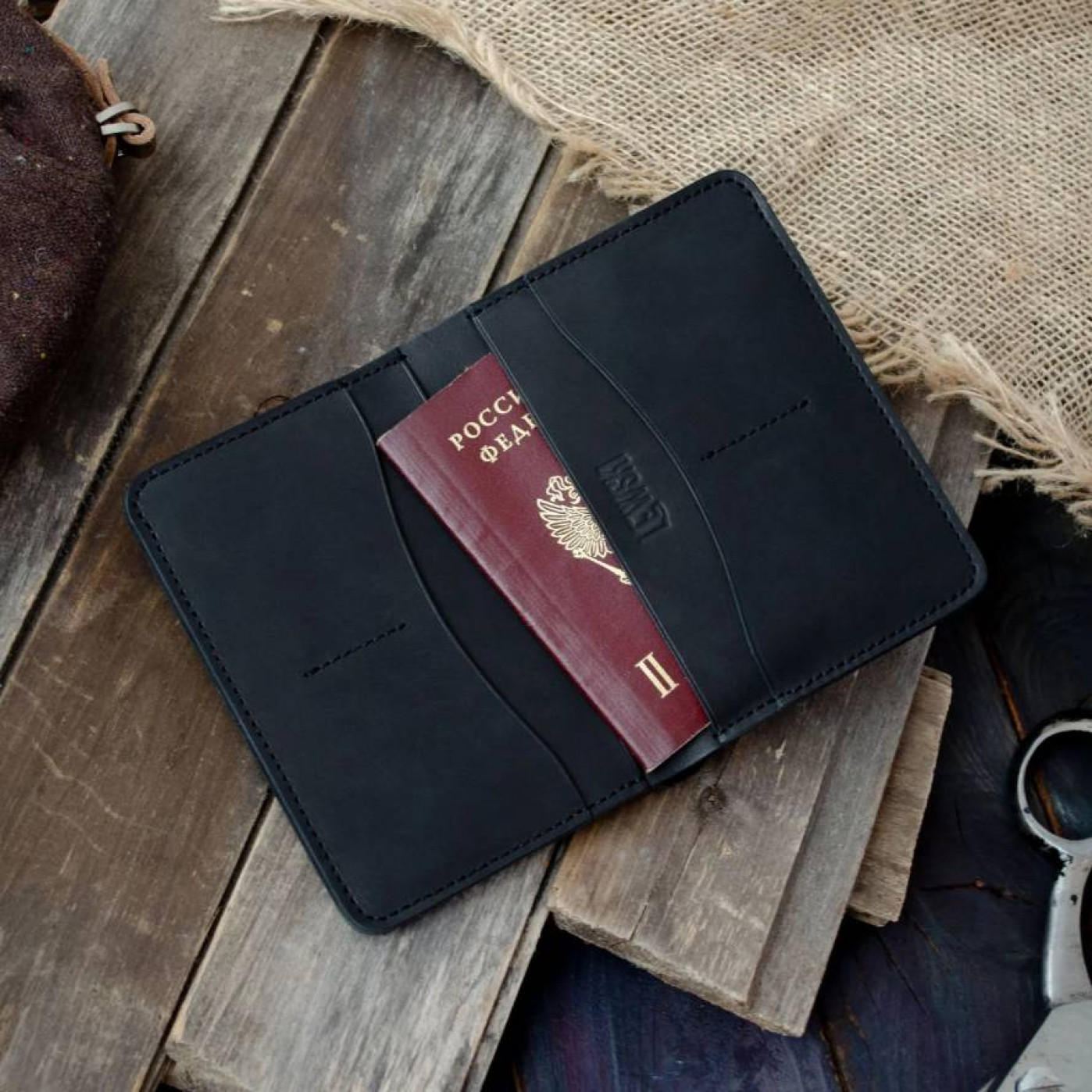 Портмоне Брюгге натуральная кожа (разные цвета)