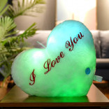 Светящаяся подушка I Love You (разные цвета)