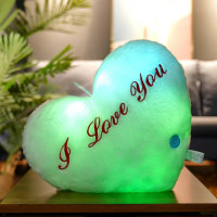 Светящаяся подушка I Love You (разные цвета)-2
