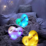 Светящаяся подушка I Love You (разные цвета)
