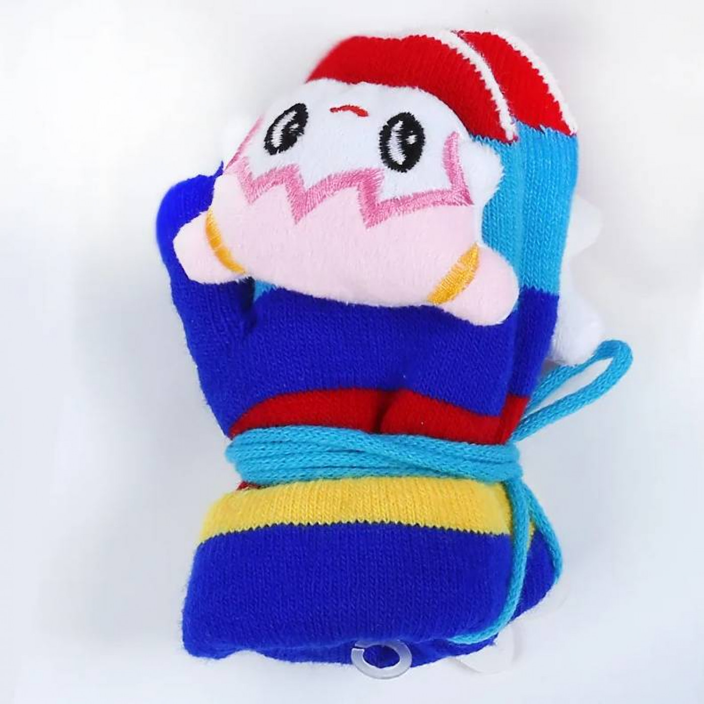 Детские зимние варежки на завязках (разные цвета)