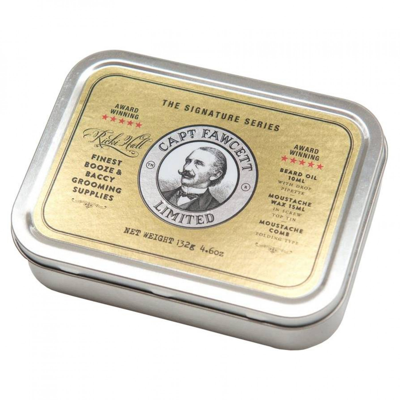 Подарочный набор для ухода за бородой и усами Captain Fawcett Ricki Hall