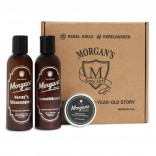 Подарочный набор для ухода за волосами Morgans шампунь, кондиционер, паста для укладки