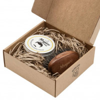 Подарочный набор для ухода за бородой и усами Morgans крем и щетка-2