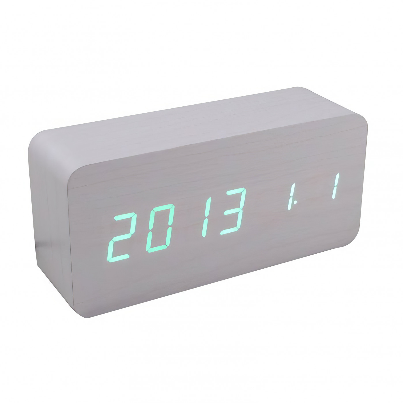 Деревянные часы с термометром Eco Clock (разные цвета)