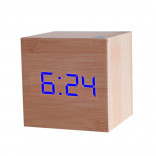 Деревянные часы Eco Clock Cube