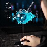 Бокал с трубочкой Морской Еж