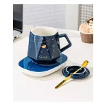 Подарочный набор кружка с подставкой для подогрева Звезды