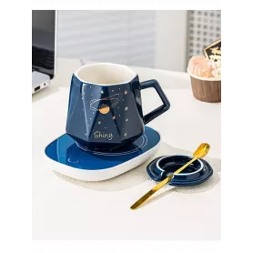 Подарочный набор кружка с подставкой для подогрева Звезды-2