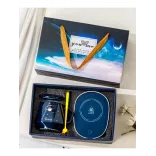 Подарочный набор кружка с подставкой для подогрева Звезды