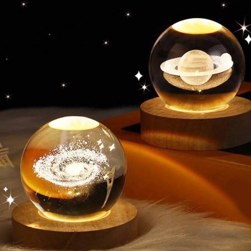 Светильник Хрустальный шар (разные дизайны)