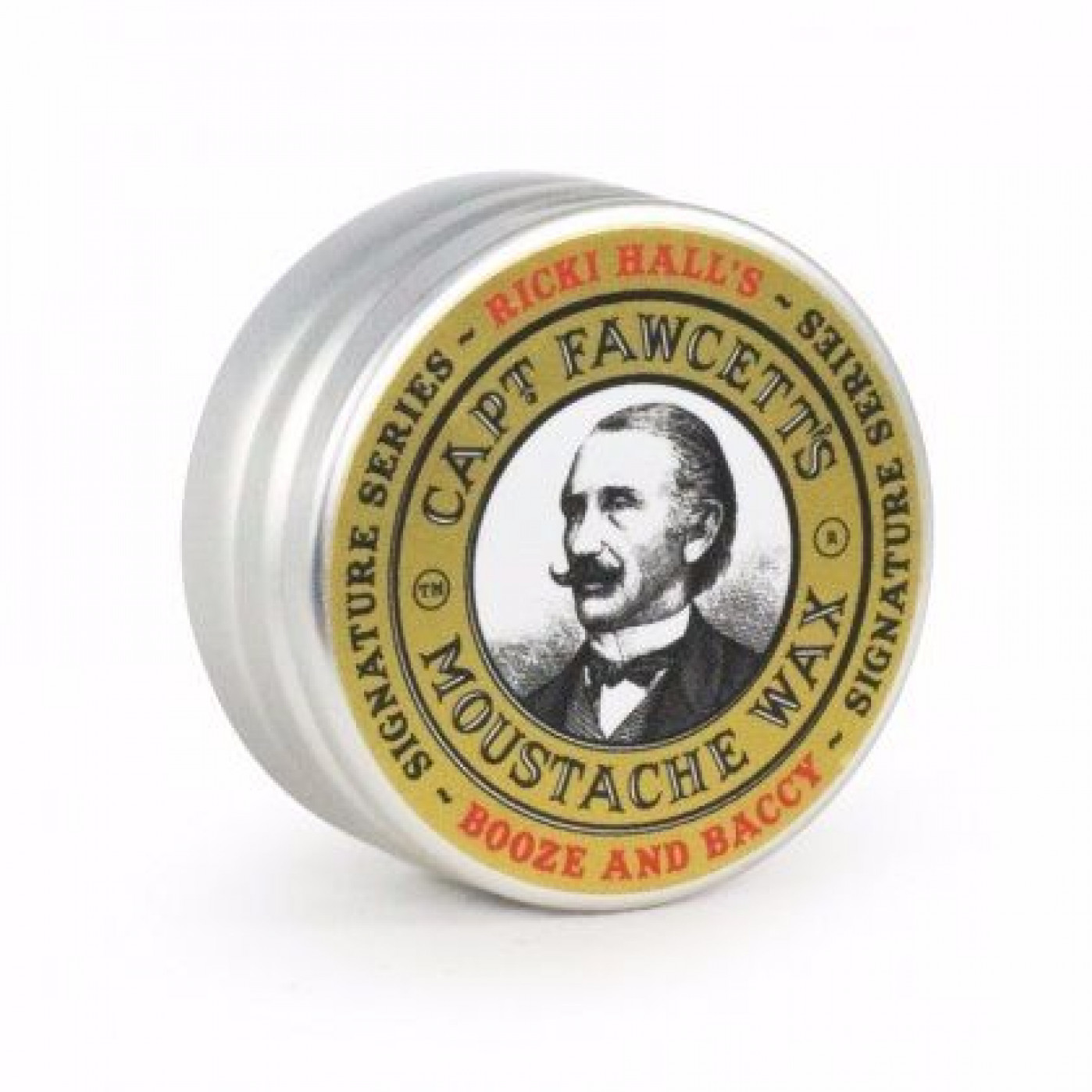 Премиальный воск для усов Captain Fawcett Ricki Hall's Booze&Baccy 15 мл.