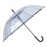 Полуавтоматический прозрачный зонт-трость