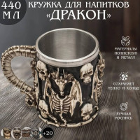 Кружка Дракон с черепами Кружка Дракон с черепами