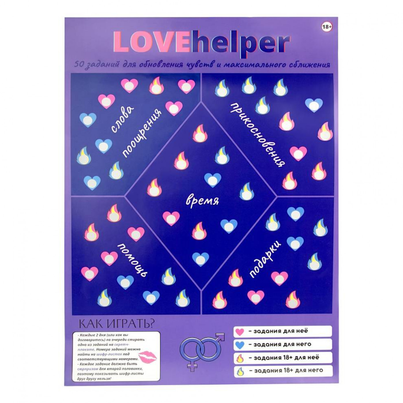 Игра для пар LoveHelper 5 языков любви Игра для пар LoveHelper 5 языков любви