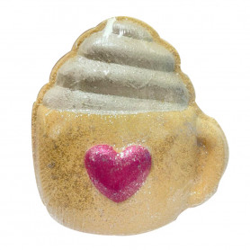 Бомбочка для ванны Клубничный латте