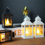 Светильник Фонарь в ретро стиле с электронной LED свечой