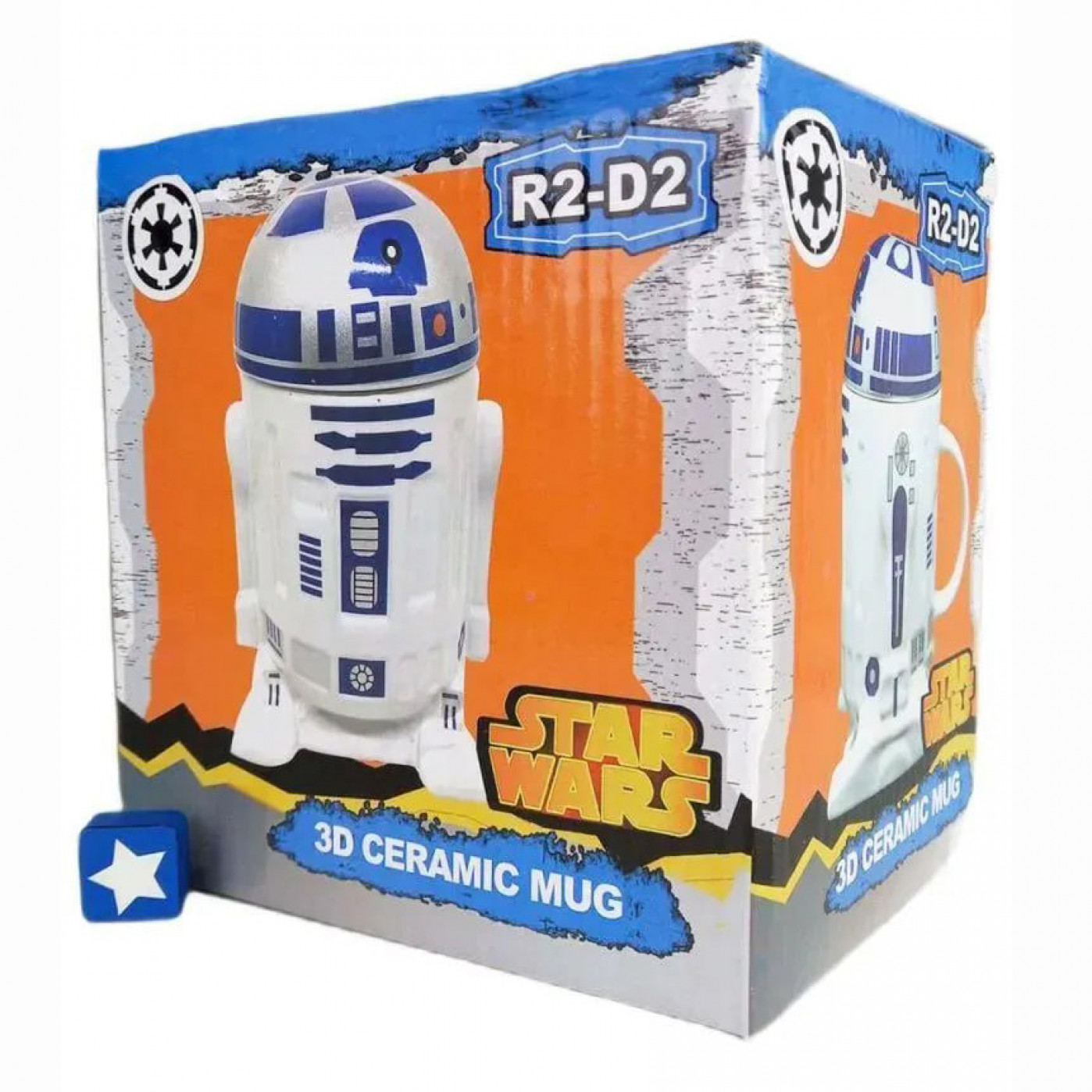 Кружка с крышкой вселенной Star Wars в виде астро дроида R2D2 Кружка с крышкой вселенной Star Wars в виде астро дроида R2D2
