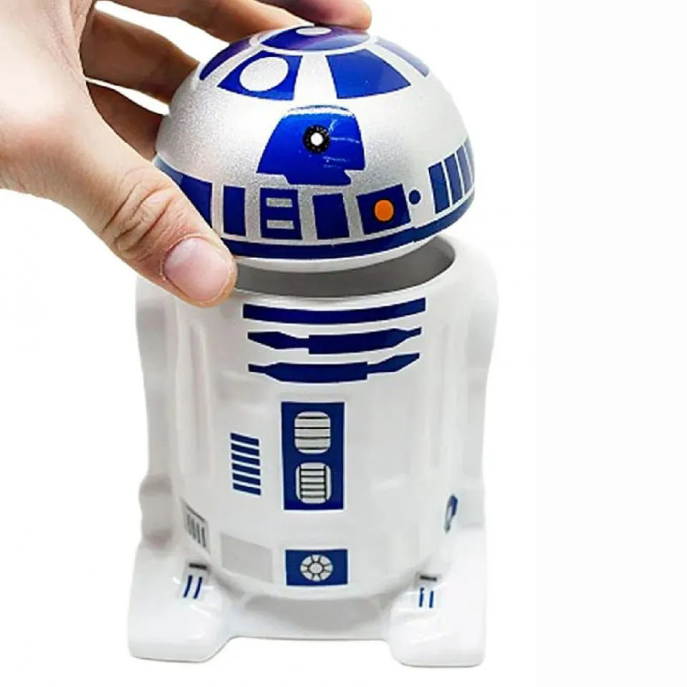 Кружка с крышкой вселенной Star Wars в виде астро дроида R2D2 Кружка с крышкой вселенной Star Wars в виде астро дроида R2D2
