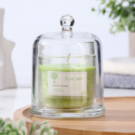 Свеча ароматическая в банке Dome Лайм Базилик Цитрус-2