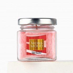 Свеча ароматическая в банке Aroma mood Груша и фрезия-2