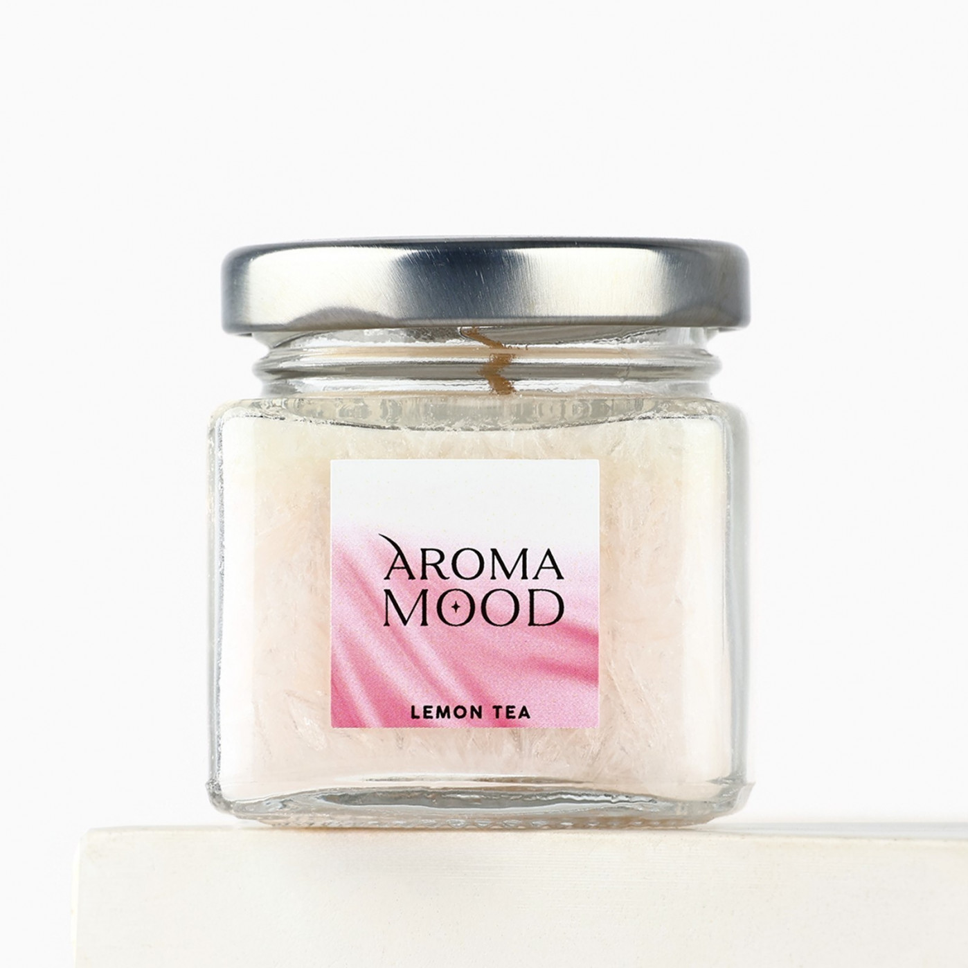 Свеча ароматическая в банке Aroma mood Чай с лимоном Свеча ароматическая в банке Aroma mood Чай с лимоном