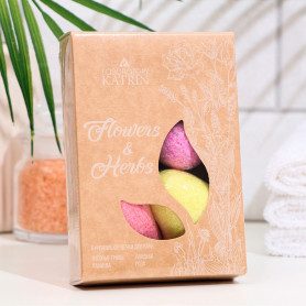 Набор бомбочек для ванны Flowers & Herbs (4 шт)