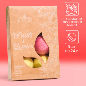 Набор бомбочек для ванны Fruits & Berries (6 шт)-2