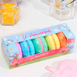 Подарочный набор бомбочек для ванны Le Macarons 5 шт. Подарочный набор бомбочек для ванны Le Macarons 5 шт.