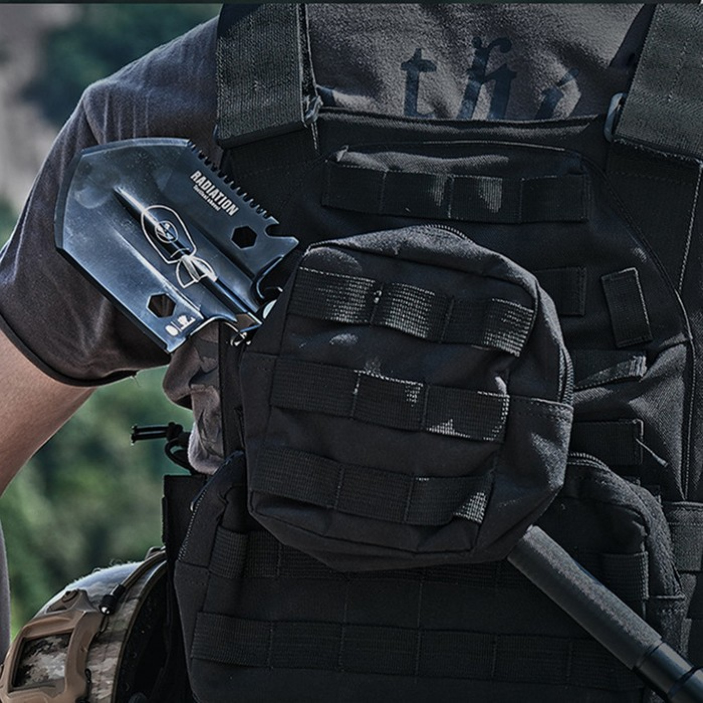 Многофункциональная тактическая лопата 6 в 1