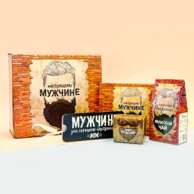 Подарочный бокс вкусняшек Настоящему мужчине