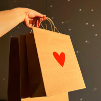 Подарочный пакет Сердечко-2