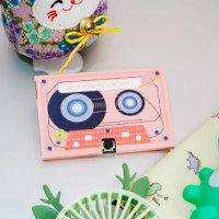 Аудио открытка Кассета Best Wishes For You розовая