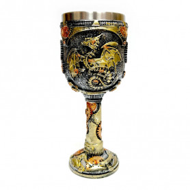 Бокал на ножке Золотой Дракон