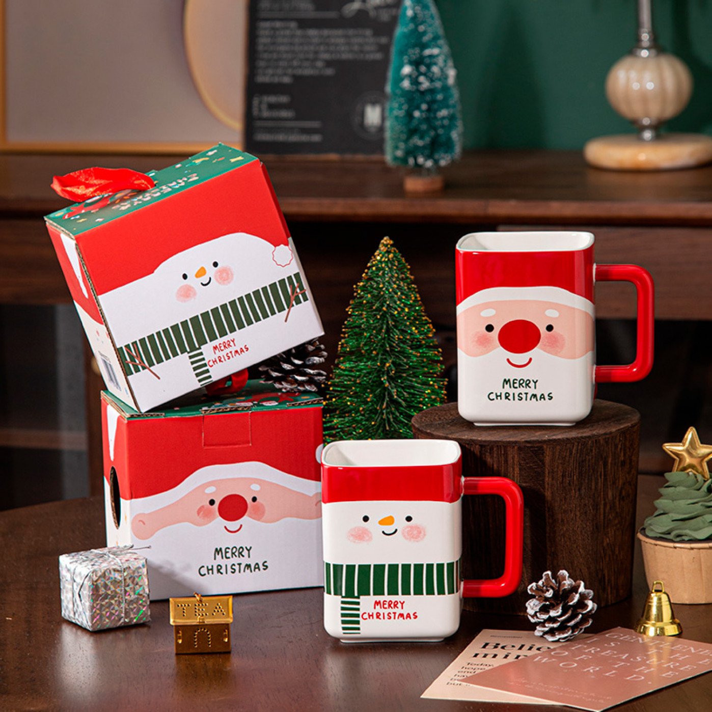 Кружка Новогодняя Дед Мороз - красный нос Кружка Новогодняя Дед Мороз - красный нос