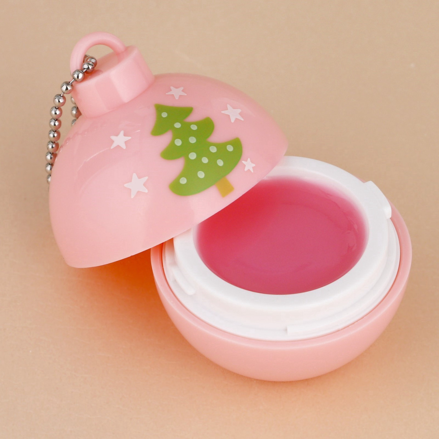 Новогодний бальзам для губ Елочка с ароматом ванили